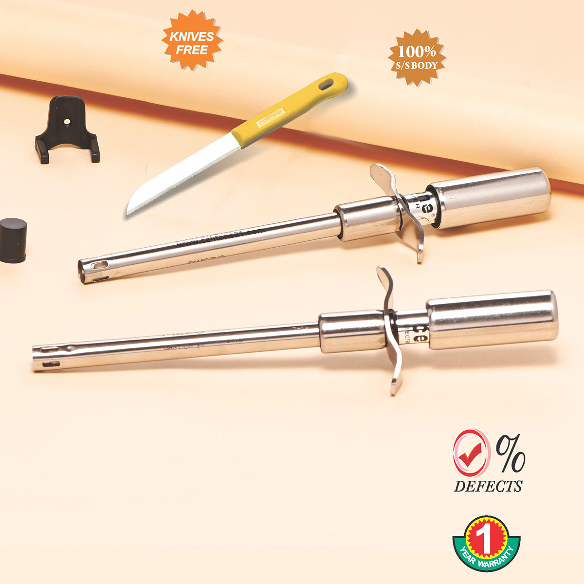 21 SS Gas Lighter with Knife