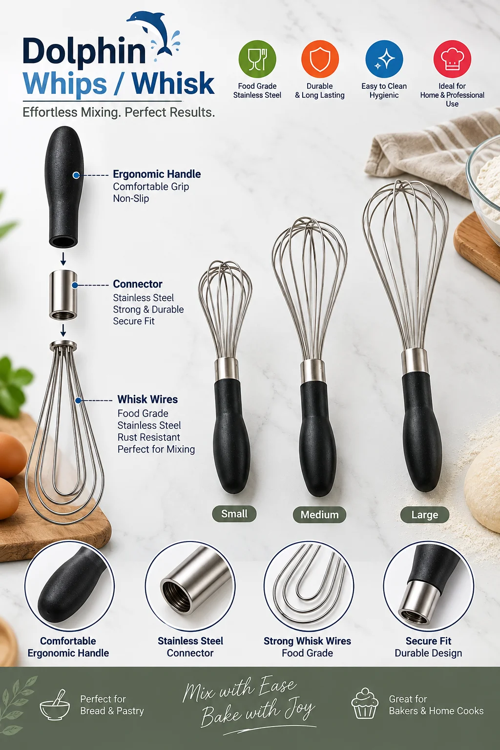 Dough Whips / Whisk